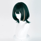L - email Wig Genshin Impact Nefer Dark Green 36cm Halloween Cosplay Wig - lemailwigs