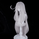 L - email Wig Genshin Impact Ronova Gray 98cm Halloween Cosplay Wig - lemailwigs