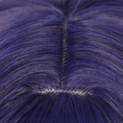 L - email Wig Genshin Impact Wanderer Blue Purple 35cm Halloween Cosplay Costume - lemailwigs