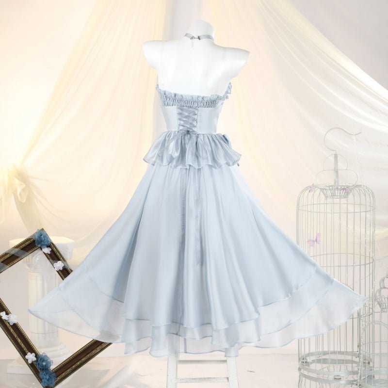 L - email Wig GODDESS OF VICTORY: NIKKE Cinderella: Glass Princess Cosplay Costume - lemailwigs