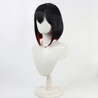 L - email Wig Goddess of Victory: Nikke Rouge Black Red Short Halloween Cosplay Wig - lemailwigs