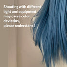 L - email Wig Hand Hook Blue Long Straight 65cm Lace Front Wig - lemailwigs