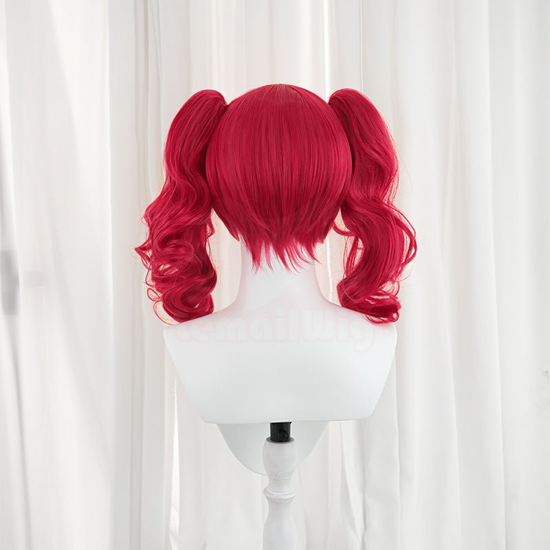 L - email Wig Hatsune Miku Kasane Teto Mesmerizer Red Cosplay Halloween Costume and Wig Kit - lemailwigs
