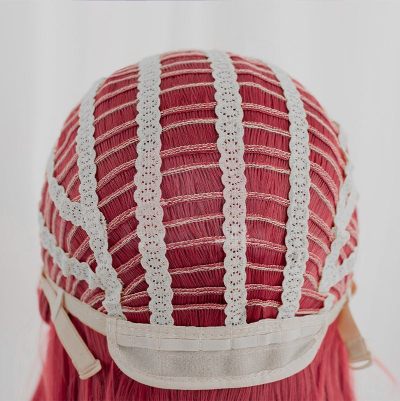 L - email Wig Hatsune Miku Kasane Teto Mesmerizer Red Cosplay Halloween Costume and Wig Kit - lemailwigs