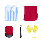 L - email Wig Hatsune Miku Kasane Teto Mesmerizer Red Cosplay Halloween Costume and Wig Kit - lemailwigs