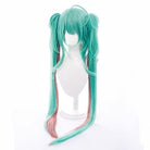 L - email Wig Hatsune Miku Rascal the Raccoon 120cm Double Braids Cosplay Wig - lemailwigs