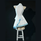 L - email Wig Hatsune Miku Snow Miku 2024 x Mitsukoshi Cloak White Cosplay Costume - lemailwigs