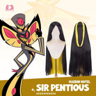 L - email Wig Hazbin Hotel Sir Pentious Color Mixing Cosplay Wig - lemailwigs