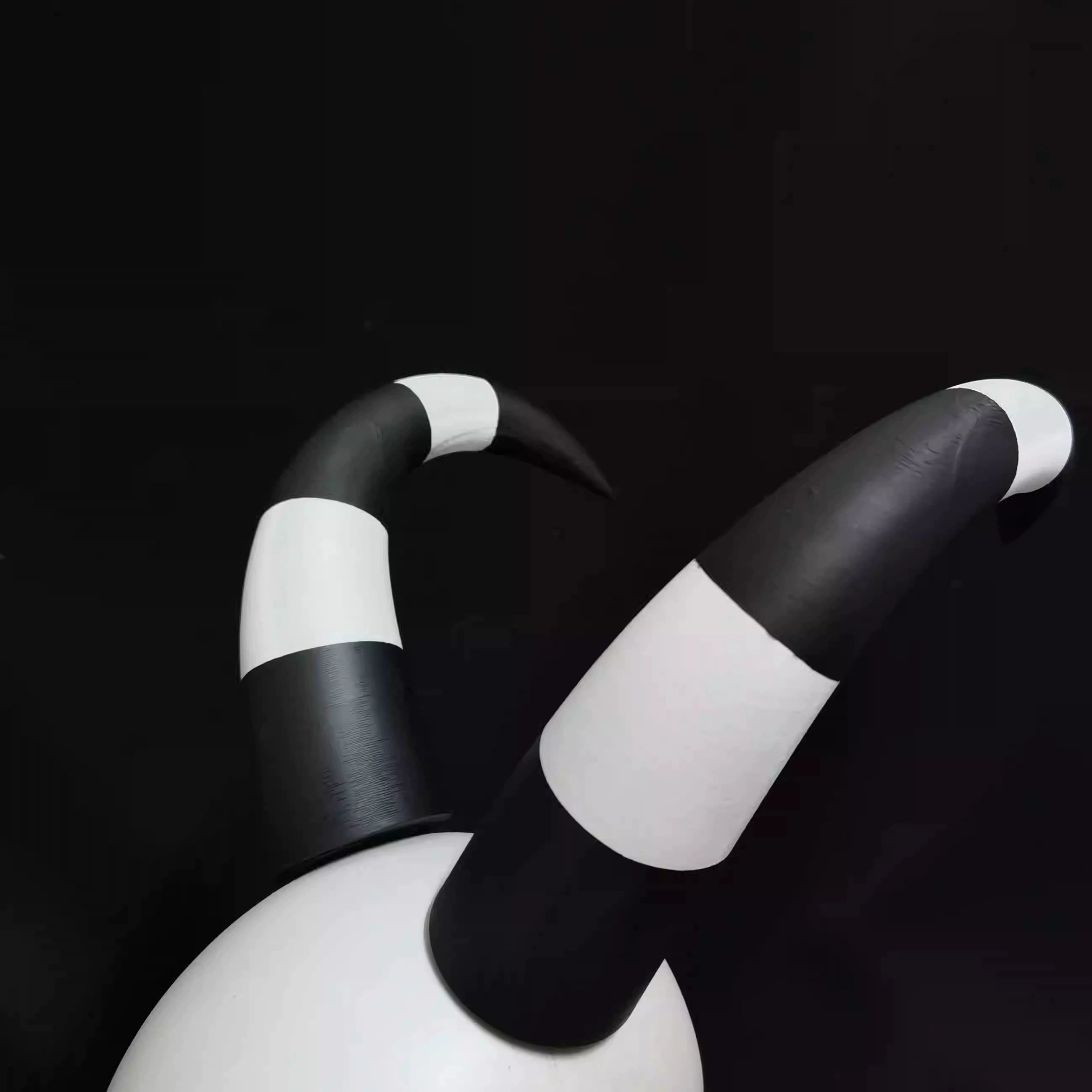 L - email Wig Helluva Boss Blitzo Devil Horns Headdress Cosplay Halloween Accessories - lemailwigs