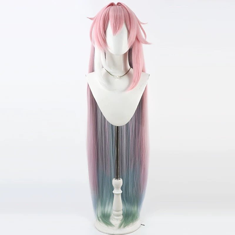L - email Wig Honkai: Star Rail Cyrene Mixed Colors 100cm Cosplay Wig - lemailwigs