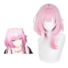 L - email Wig Honkai: Star Rail Cyrene Pink 38cm Halloween Cosplay Wig - lemailwigs