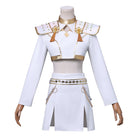 L - email Wig Huntrix KPOP Demon Hunter Zoey White Outfit Full Set (XS - XXXL) - lemailwigs
