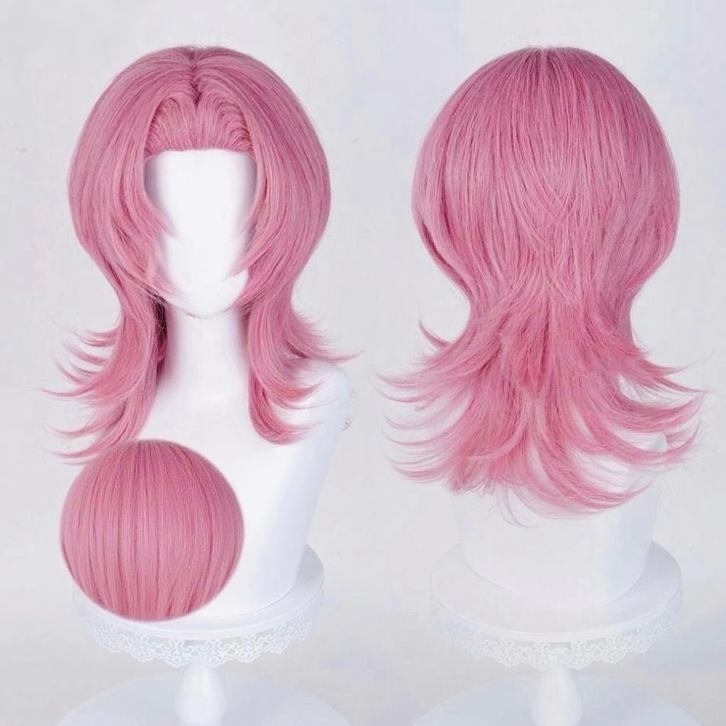 L - email Wig Huntr/x Kpop Demon Hunter Saja Boys Abby Romance Cosplay Shirt And Wig - lemailwigs