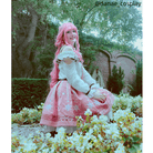 L - email Wig Infinity Nikki Pink 80cm Halloween Cosplay Wig - lemailwigs