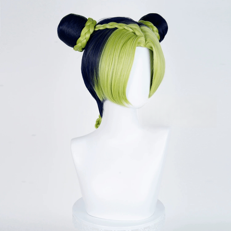 L - email Wig JoJo's Bizarre Adventure Jolyne Cujoh Color Mixing Halloween Cosplay Wig - lemailwigs