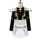 L - email Wig Kpop Demon Hunter Rumi Mira Zoey Kids' Black Gold Outfit Halloween Cosplay Costume - lemailwigs