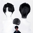 L - email Wig Kpop Demon Hunter Saja Boys Jinu Black Cosplay Wig - lemailwigs