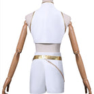 L - email Wig Kpop Demon Hunter White Outfit Rumi Full Set (XS - XXXL) - lemailwigs