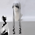 L - email Wig Land Of The Lustrous Cairngorm Silver Gray Long Cosplay Wig - lemailwigs