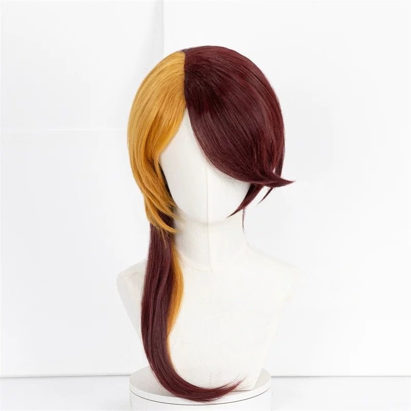 L - email Wig Land Of The Lustrous Rutile Mixed Color Long Cosplay Wig - lemailwigs