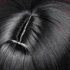 L - email Wig League of Legends Ahri Black Red 40cm Halloween Cosplay Wig - lemailwigs