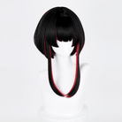 L - email Wig League of Legends Ahri Black Red 40cm Halloween Cosplay Wig - lemailwigs