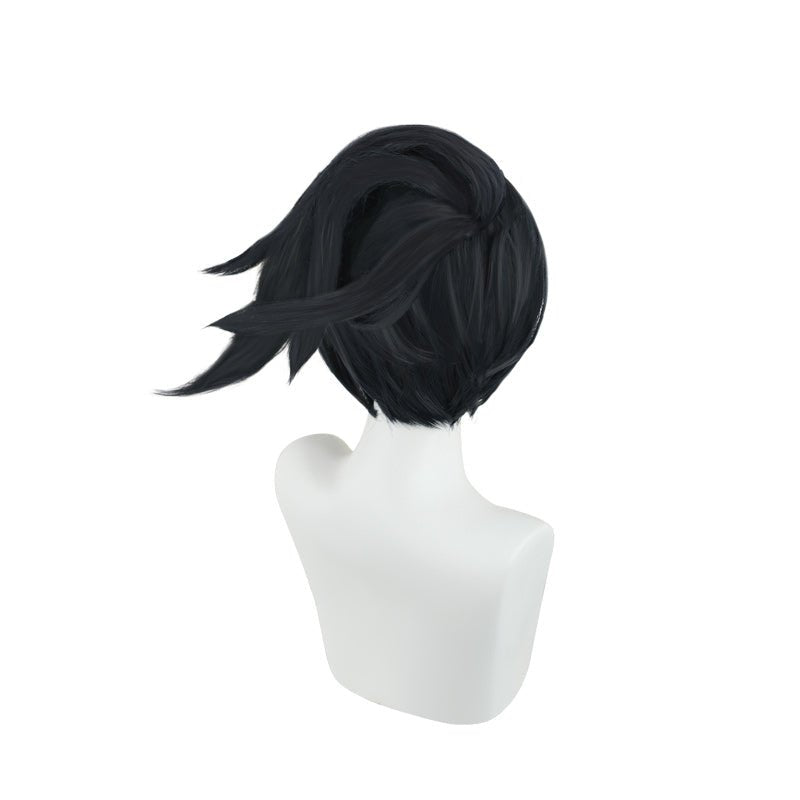 L - email Wig League of Legends LOL The Rogue Assassin Akali Cosplay Costume And Wig Kit - lemailwigs