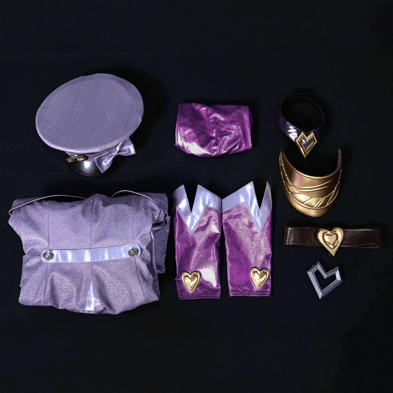 L-email Wig League of Legends Popstar Ahri Cosplay Costume - lemailwigs