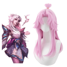 L - email Wig League of Legends Spirit Blossom Lux Pink 50cm Halloween Cosplay Wig - lemailwigs