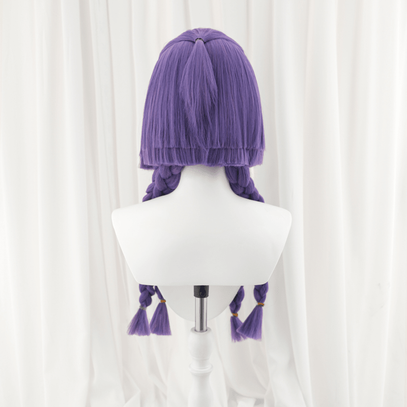 L-email Wig League of Legends Yunara Purple Cosplay Costume Wig Full Set - lemailwigs