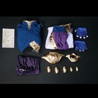 L-email Wig League of Legends Yunara Purple Cosplay Costume Wig Full Set - lemailwigs