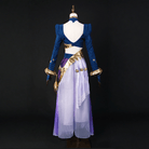 L-email Wig League of Legends Yunara Purple Cosplay Costume Wig Full Set - lemailwigs