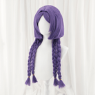 L-email Wig League of Legends Yunara Purple Cosplay Costume Wig Full Set - lemailwigs