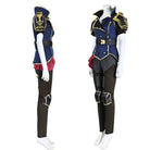 L - email Wig LOL Arcane Season 2 Vi Cosplay Costume Halloween Costume And Wig Kit - lemailwigs