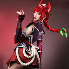 L - email Wig LOL Foxfire Ahri Cosplay Costume - lemailwigs