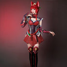 L - email Wig LOL Foxfire Ahri Cosplay Costume - lemailwigs