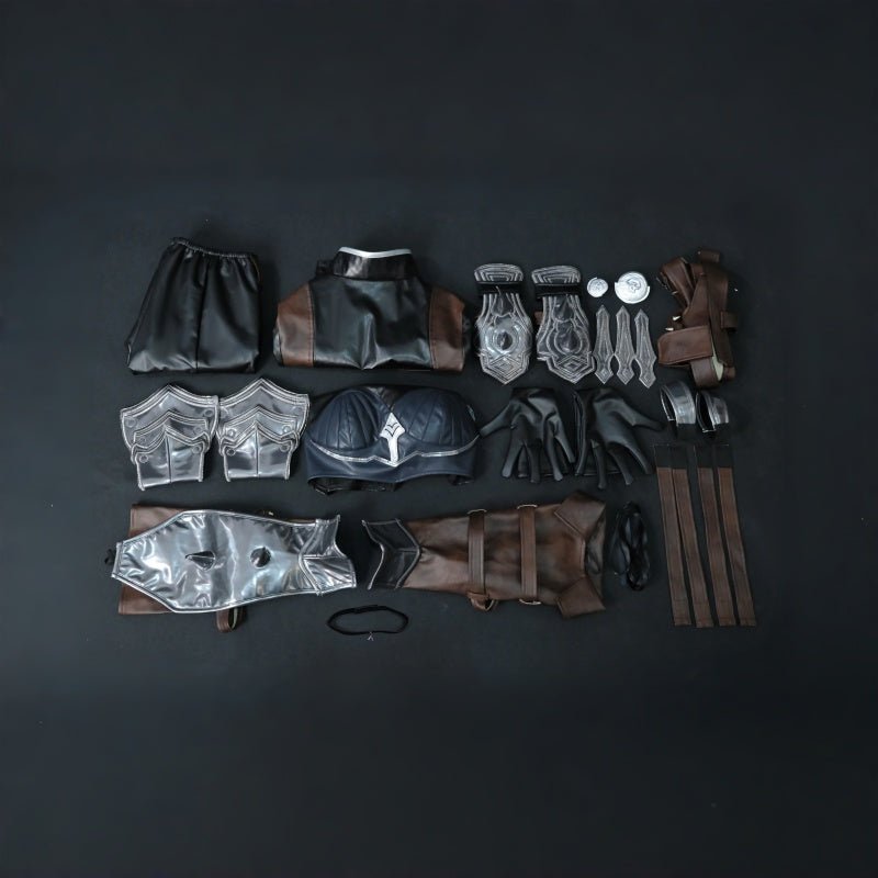 L - email Wig LOL League Of Legends Katarina The Sinister Blade Halloween Cosplay Costume Full Set - lemailwigs