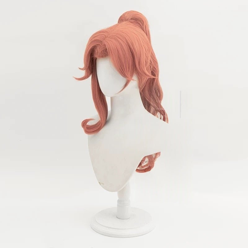 L - email Wig LOL League Of Legends Miss Fortune Cosplay Costume And Wig Full Set - lemailwigs