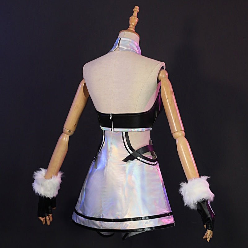 L - email Wig LOL League Of Legends Miss Fortune Cosplay Costume And Wig Full Set - lemailwigs
