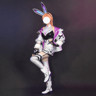 L - email Wig LOL League Of Legends Miss Fortune Cosplay Costume And Wig Full Set - lemailwigs