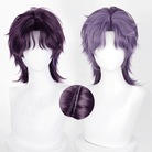 L - email Wig Love and Deepspace Rafayel Purple 38cm Short Halloween Cosplay Wig - lemailwigs