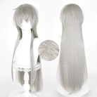 L - email Wig Love and Deepspace Xavier Grey 90cm Long Straight Halloween Cosplay Wig - lemailwigs