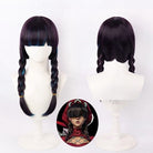L - email Wig Marvel Rivals Psylocke Blood Kariudo 60CM Halloween Cosplay Wig - lemailwigs