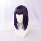 L - email Wig My Dress - Up Darling Kuroe Shizuku Dark Purple Short Halloween Cosplay Wig - lemailwigs