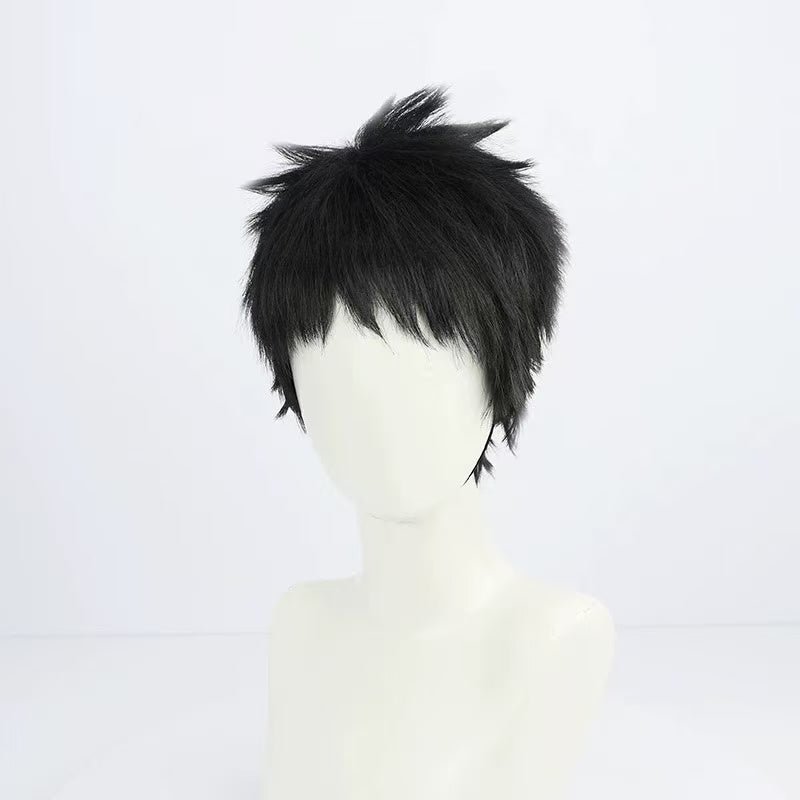 L - email Wig My Dress - Up Darling Wakana Gojo Black Short Cosplay Wig - lemailwigs