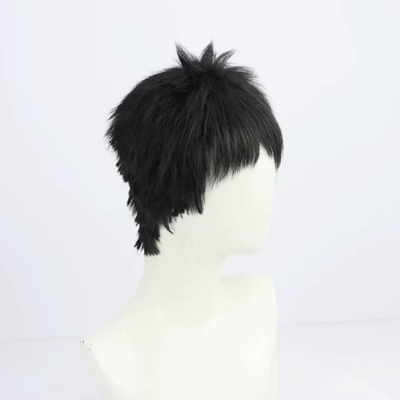L - email Wig My Dress - Up Darling Wakana Gojo Black Short Cosplay Wig - lemailwigs