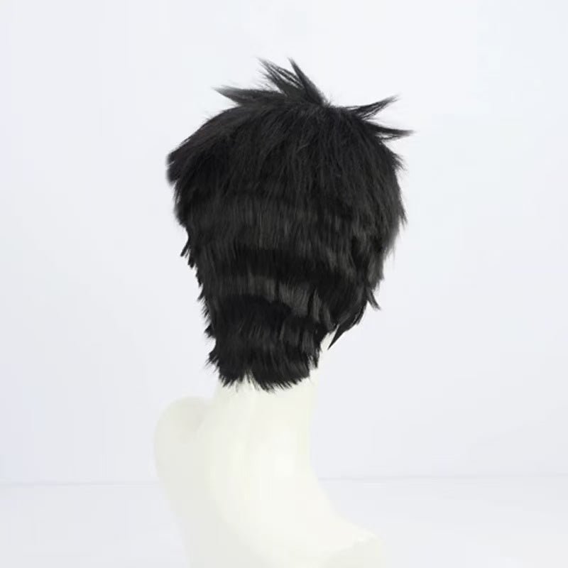 L - email Wig My Dress - Up Darling Wakana Gojo Black Short Cosplay Wig - lemailwigs