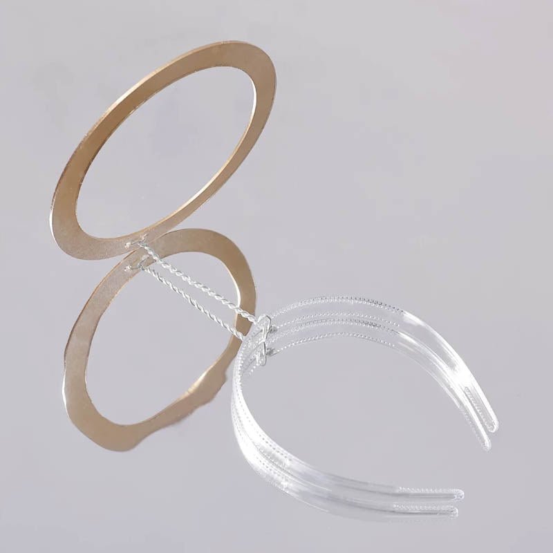 L - email Wig Needy Streamer Overload KAngel Cosplay Costume - lemailwigs