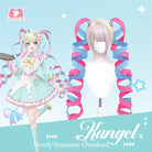 L - email Wig Needy Streamer Overload KAngel Cosplay Costume Wig Set - lemailwigs