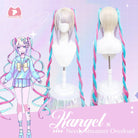 L - email Wig Needy Streamer Overload KAngel Dress Cosplay Costume Wig Set - lemailwigs